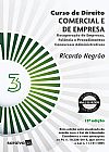 Capa do livro Curso de Direito Comercial e de Empresa - Volume 3 - 15� Edi��o 2021, Ricardo Negr�o