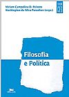 Capa do livro Filosofia e pol�tica, Miriam Campolina Diniz Peixoto