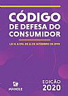 Capa do livro C�DIGO DE DEFESA DO CONSUMIDOR, Editoria Jur�dica da Editora Manole
