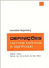 Capa do livro Defini��es: Termos Te�ricos E Significado, Leonidas Hegenberg