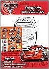 Capa do livro Disney Colorindo Com Adesivos - Carros, 