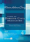 Capa do livro Curso de Direito Civil Brasileiro - Vol. 4 - 34ª Edição 2020, Maria Helena Diniz