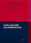 Capa do livro Karl Rahner em perspectiva, Pedro Rubens F. de Oliveira