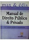 Capa do livro Manual De Direito Publico E Privado, Edis Fuhrer