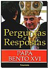 Capa do livro Perguntas e Respostas, Papa Bento XVI Joseph Ratzinger