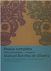 Capa do livro POESIA COMPLETA, Manuel Botelho de Oliveira