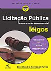 Capa do livro Licitação pública para leigos, Luiz Claudio Azevedo Chaves
