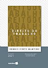 Capa do livro Direito do trabalho, Sergio Pinto Martins