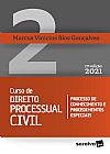 Capa do livro Curso de Direito Processual Civil - Vol. 2 - 17� Edi��o 2021, Marcus Vinicius Rios Gon�alves