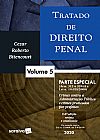 Capa do livro Tratado de Direito Penal - Vol. 5 - 14� edi��o de 2020, Cezar Roberto Bitencourt