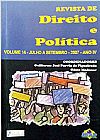 Capa do livro Revista de Direito e Política - Vol.20 - Janeiro a Junho - 2011 - Ano 8, Guilherme José Purvin de Figueiredo