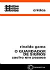 Capa do livro O guardador de signos, Rinaldo Gama