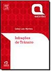 Capa do livro Infrações de Trânsito, Celso Luiz Martins