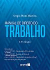 Capa do livro Manual de Direito do Trabalho -13� Edi��o 2020, Sergio Pinto Martins