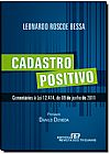 Capa do livro Cadastro Positivo, Leonardo Roscoe Bessa