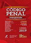 Capa do livro Código penal interpretado, David Teixeira de Costa; Azevedo