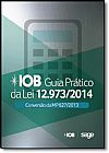 Capa do livro Iob Guia Prático da Lei Nº 12973-2014: Conversão da Mp Nº 627-2013, Editora Iob