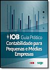 Capa do livro Iob Guia Prático Contabilidade: Para Pequenas e Médias Empresas, Editora Iob