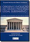Capa do livro ORIGEM E EVOLUCAO DO DEVIDO PROCESSO LEGAL SUBSTANTIVO, HENRIQUE YOSHIKAWA