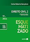 Capa do livro Direito Civil Esquematizado - Vol.2 - 9� Edi��o 2021, PEDRO LENZA