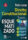 Capa do livro Direito Constitucional Esquematizado - 25� Edi��o 2021, PEDRO LENZA