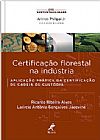 Capa do livro Certificação florestal na indústria, Ricardo Ribeiro Alves