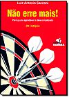 Capa do livro Não Erre Mais!, SACCONI
