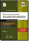 Capa do livro Como se Preparar Para o Exame de Ordem: Internacional - Vol.12 - 2013, Anelise Ribeiro Pletsch