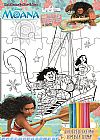 Capa do livro Disney - Diversão com quebra-cabeça -Moana, On Line Editora