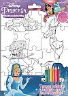 Capa do livro Disney - Divers�o com quebra-cabe�a - Princesas, On Line Editora