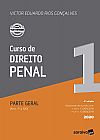 Capa do livro Curso de Direito Penal - Volume 1 - 4� Edi��o 2020, Victor Eduardo Rios Gon�alves