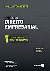 Capa do livro Curso de direito empresarial, Marlon Tomazette