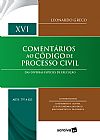 Capa do livro Coment�rios ao C�digo de Processo Civil - 1� Edi��o 2020, Leonardo Greco