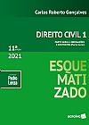 Capa do livro Direito civil esquematizado, Carlos Roberto Gonçalves
