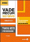 Capa do livro Vade mecum Saraiva temático - Trabalhista e previdenciário, Equipe Saraiva