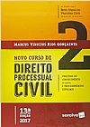 Capa do livro Novo Curso de Direito Processual Civil - Vol.2, Marcus Vinicius Rios Gon�alves
