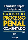 Capa do livro C�digo de processo penal comentado, Fernando Capez