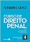 Capa do livro Curso de Direito Penal: Legislação Penal Especial - Vol.4 - 12ª Edição 2016, Fernando Capez