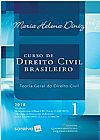 Capa do livro Curso de Direito Civil Brasileiro 1. Teoria Geral do Direito Civil, Maria Helena Diniz