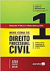 Capa do livro Novo Curso de Direito Processual Civil. Teoria Geral e Processo de Conhecimento, Marcus Vinicius Rios Gon�alves