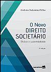 Capa do livro O Novo Direito Societ�rio - 5� Edi��o 2019, Calixto Salom�o Filho