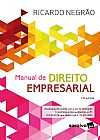 Capa do livro Manual de direito empresarial, Ricardo Negr�o