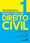 Capa do livro Novo curso de direito civil, Pablo Stolze/ Pamplona Filho Gagliano