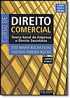 Capa do livro Curso de Direito Comercial: Teoria Geral da Empresa e Direito Societ�rio, Jos� Maria Rocha Filho