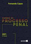 Capa do livro Curso de processo penal, Fernando Capez