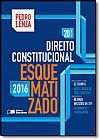 Capa do livro Direito Constitucional - Cole��o Esquematizado, Pedro Lenza