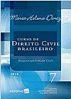 Capa do livro Curso de Direito Civil Brasileiro: Responsabilidade Civil - Vol.7, Maria Helena Diniz