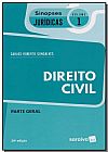 Capa do livro Direito Civil: Parte Geral - Vol.1 - Cole��o Sinopses Jur�dicas, Carlos Roberto Gon�alves
