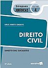 Capa do livro Direito das Sucess�es - Vol.4 - Cole��o Sinopses Jur�dicas, Carlos Roberto Gon�alves