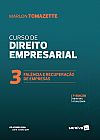 Capa do livro Curso de direito empresarial, Marlon Tomazette